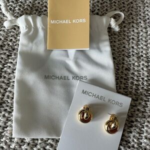 NWT Michael Kors Gold Earrings